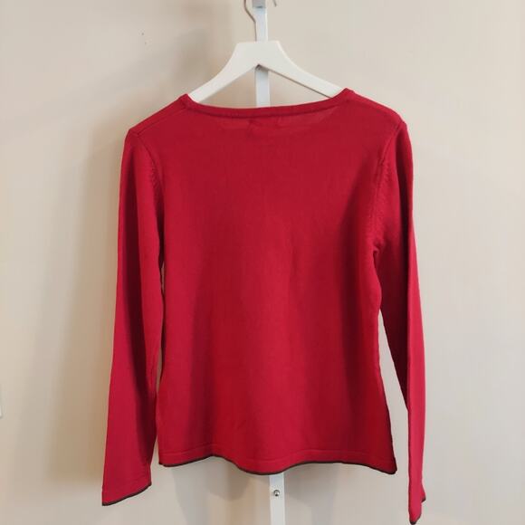 NWT Tulchan Sweater Large Floral Graphic Size Medium Wool Blend - Picture 5 of 8